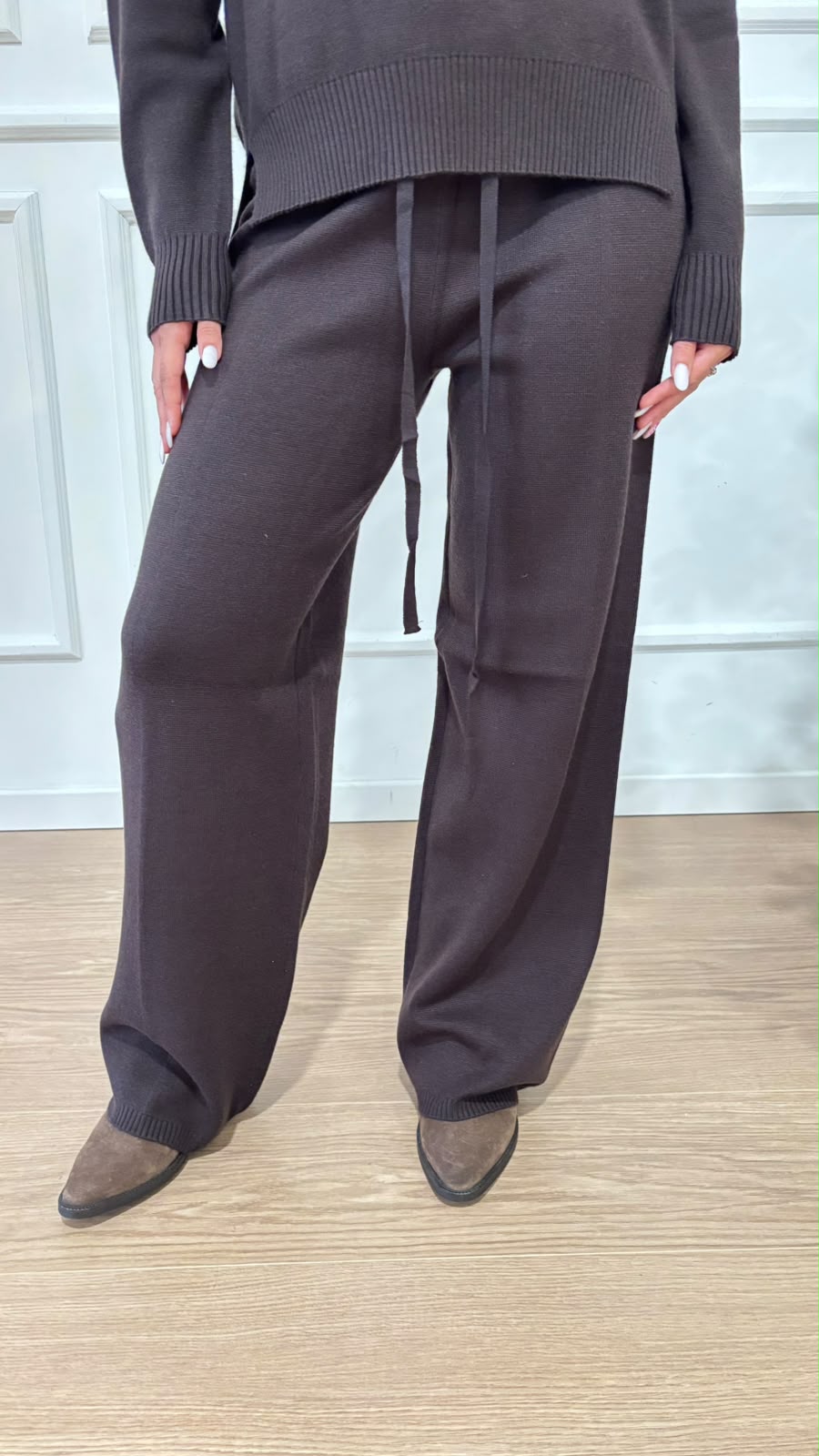 Pantalone in maglia Ragno DN53PE