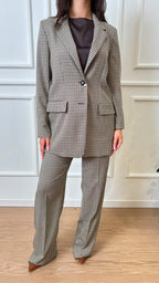 Pantalone dritto pied de poule Amato Emme Marella