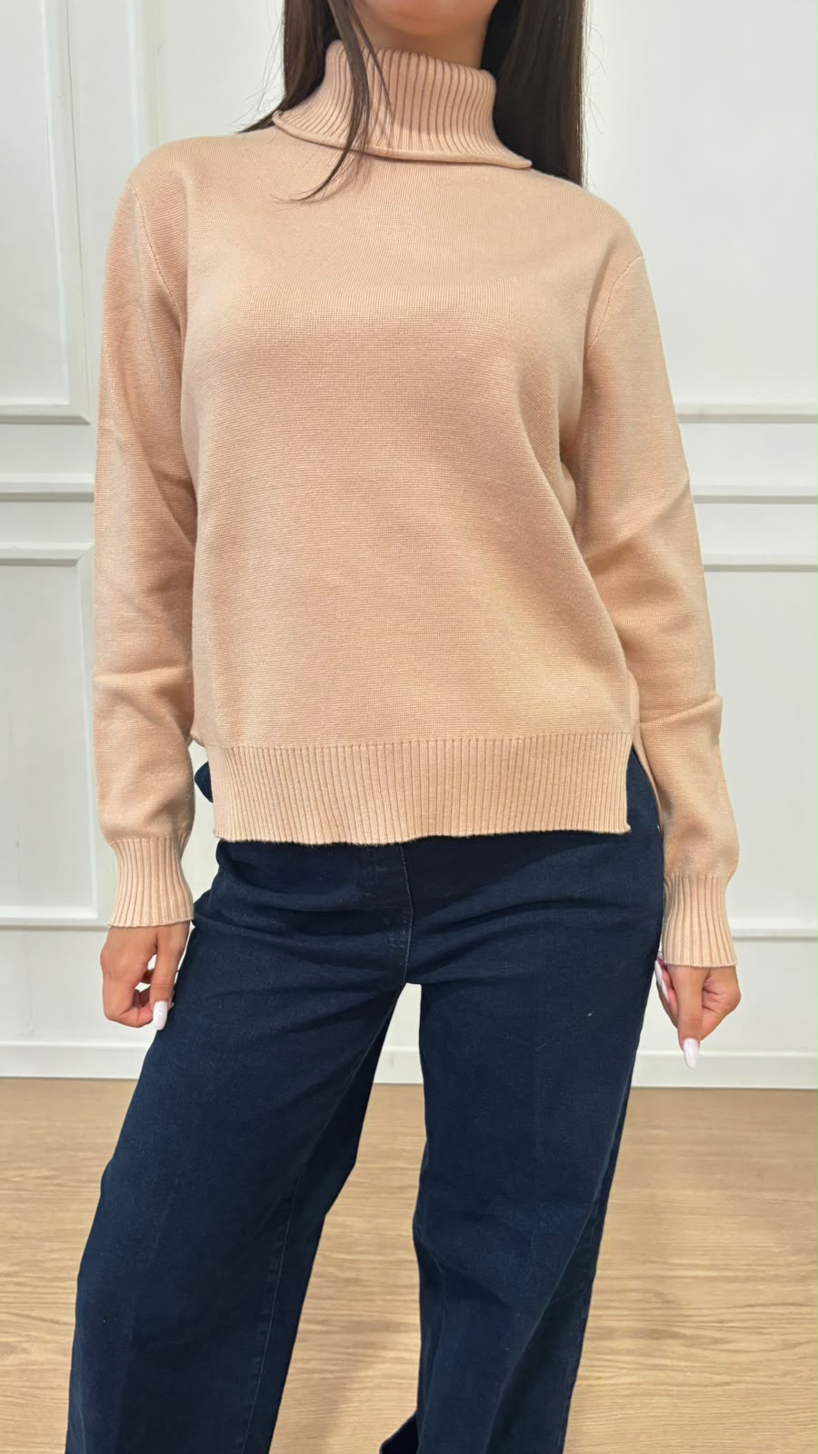 Maglia dolcevita boxy fit Ragno DN53MK