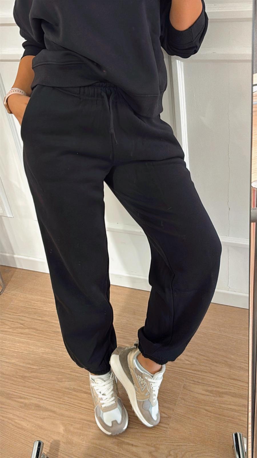 Pantalone felpato Only Best 15357504 Nero