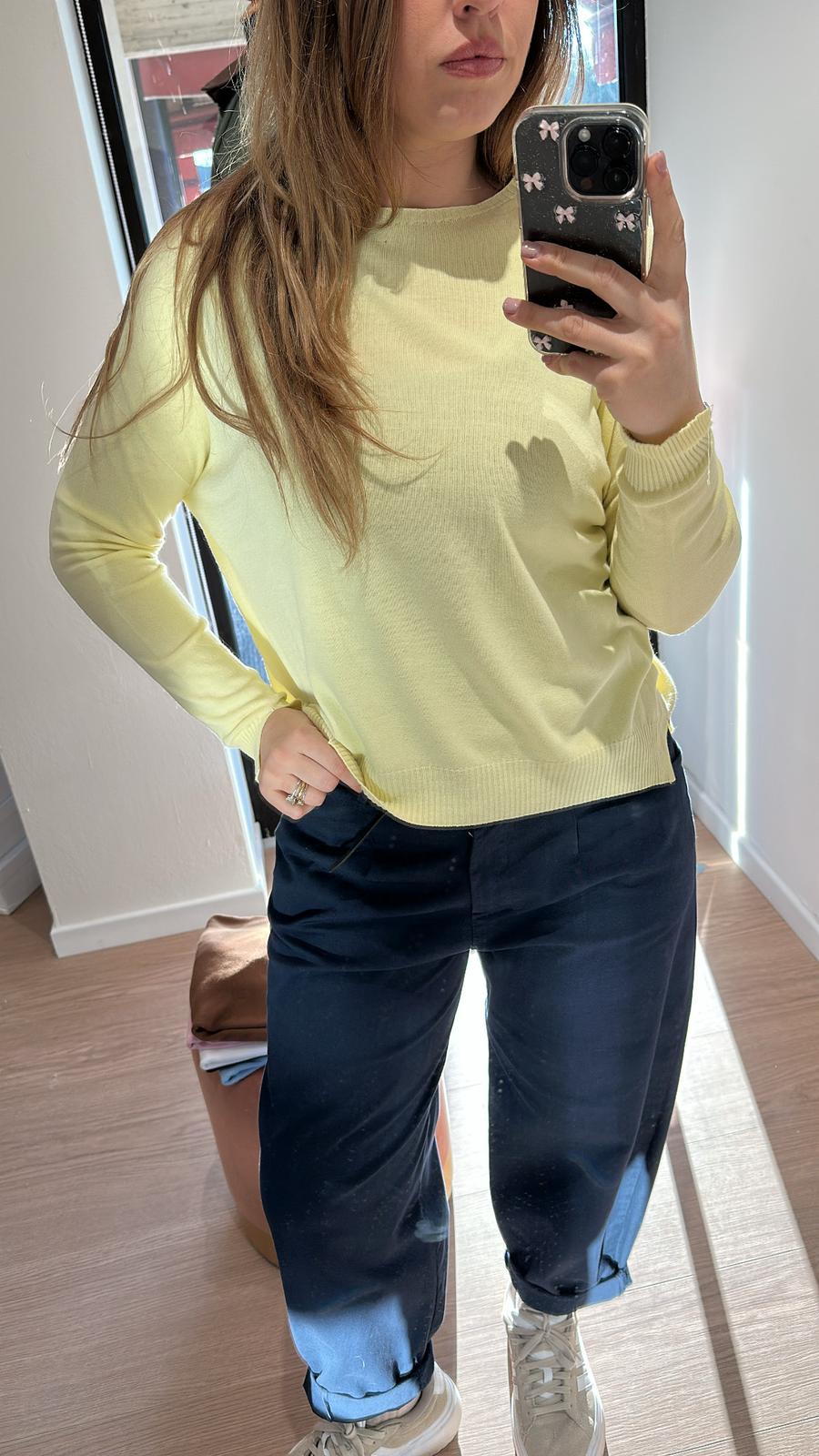 Pull Basic in viscosa Le Streghe pulcino