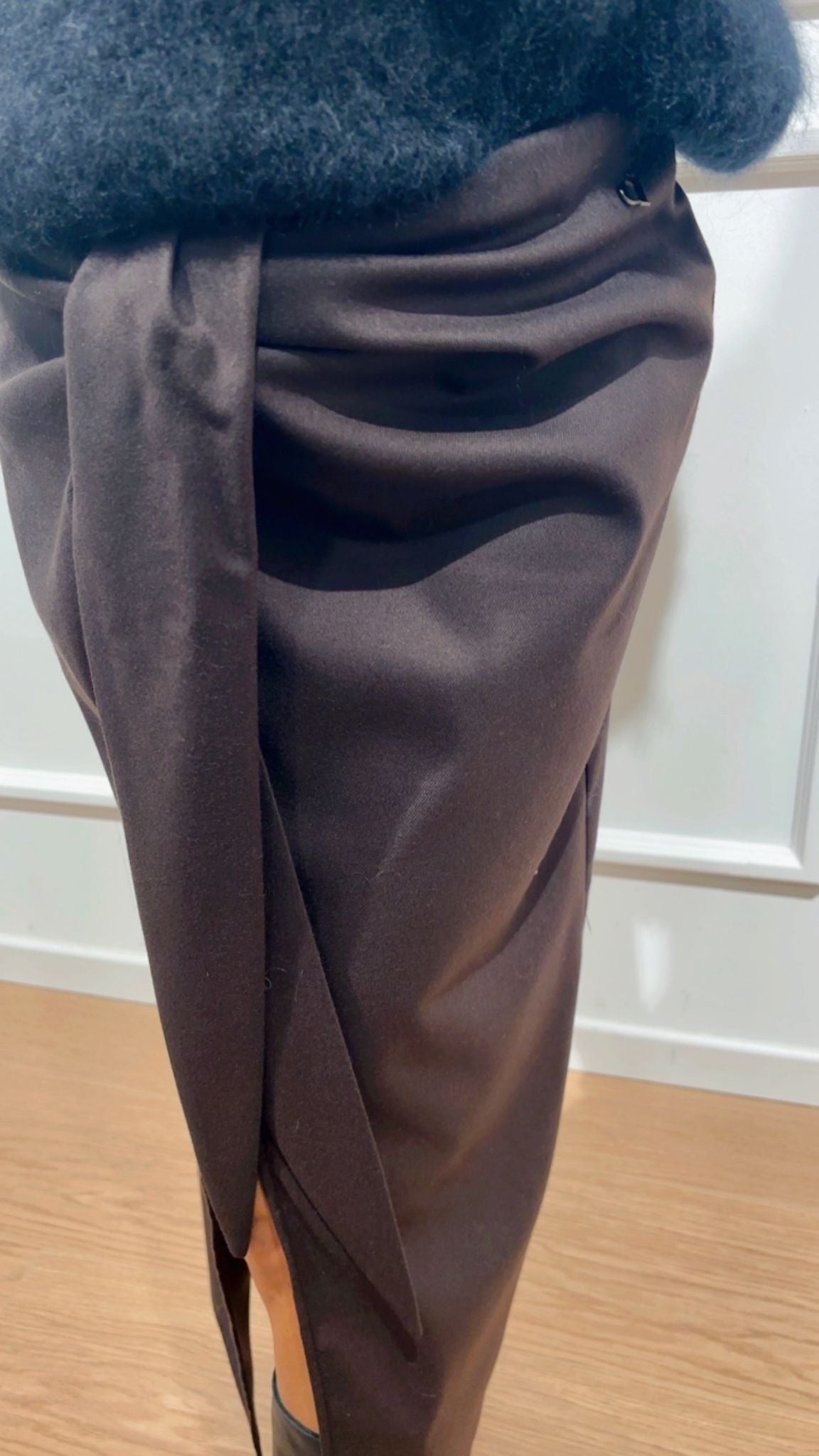 Gonna spacco e fiocco Dixie GDDLYNV moro