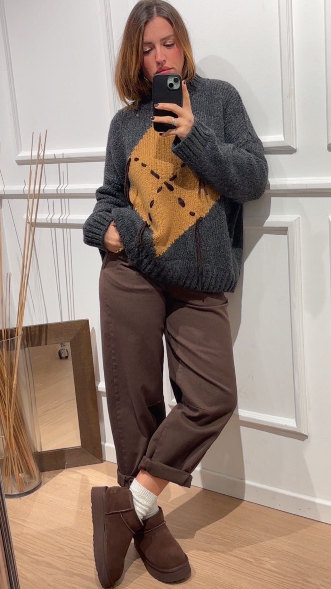 Pull filo Tensione In D82000 Grigia