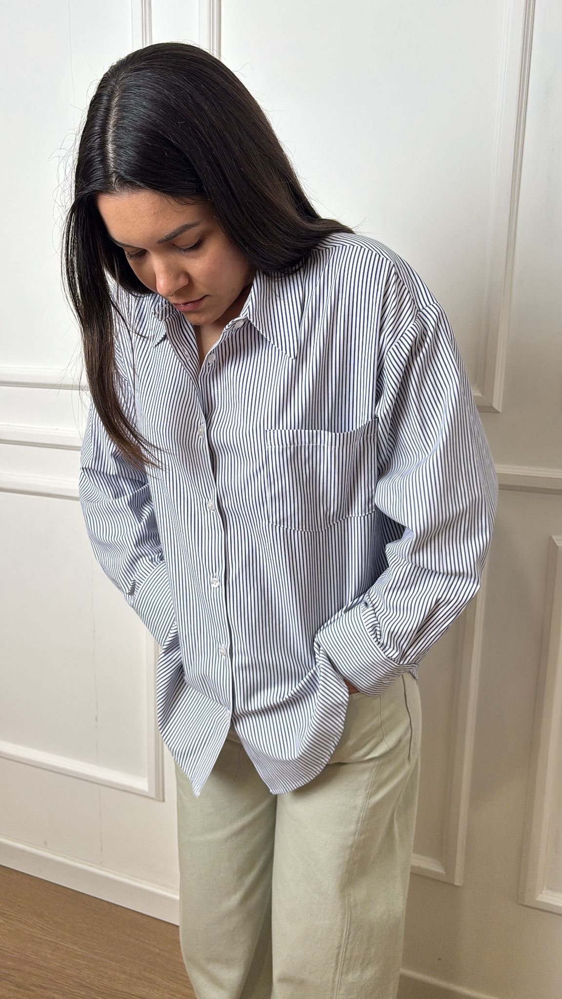 Camicia gessata over Tensione In 26C3732