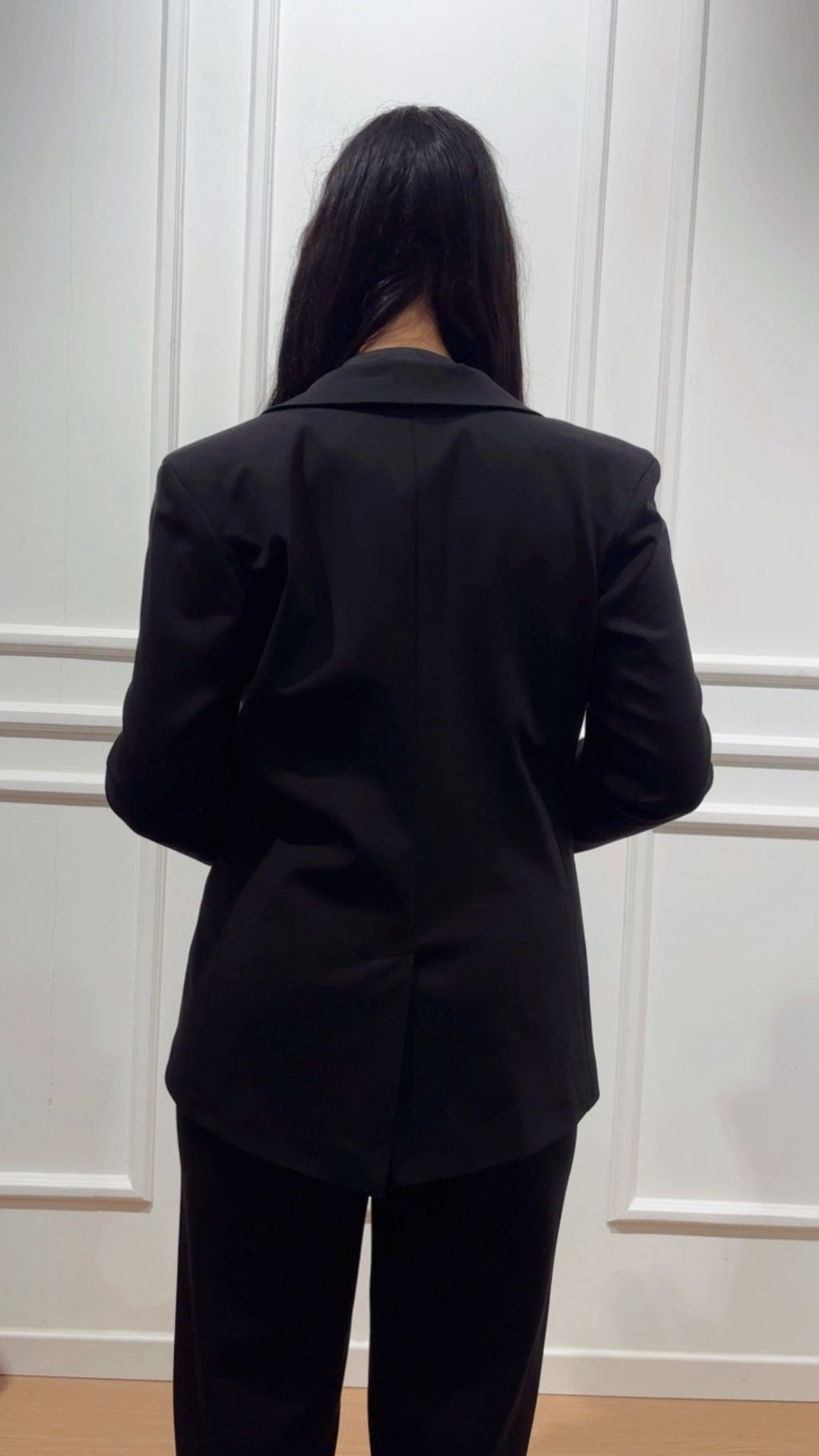 Blazer punto milano Tensione In 26B1203 Nero