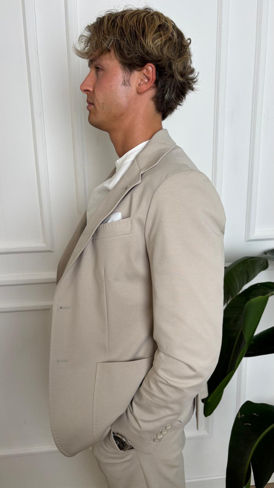 Blazer monopetto in jersey Imperial J64051481