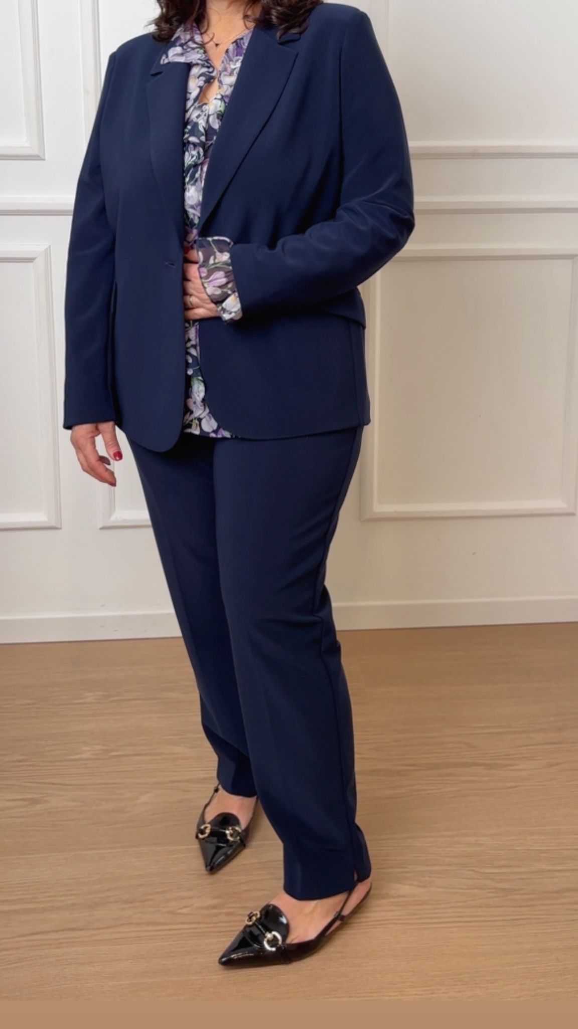 Pantaloni sigaretta Stretch Luisa Viola P881