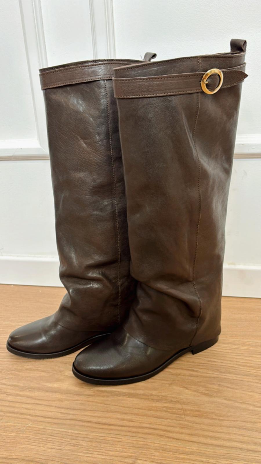 Stivale alto con fibbia DF 124 Divine Follie