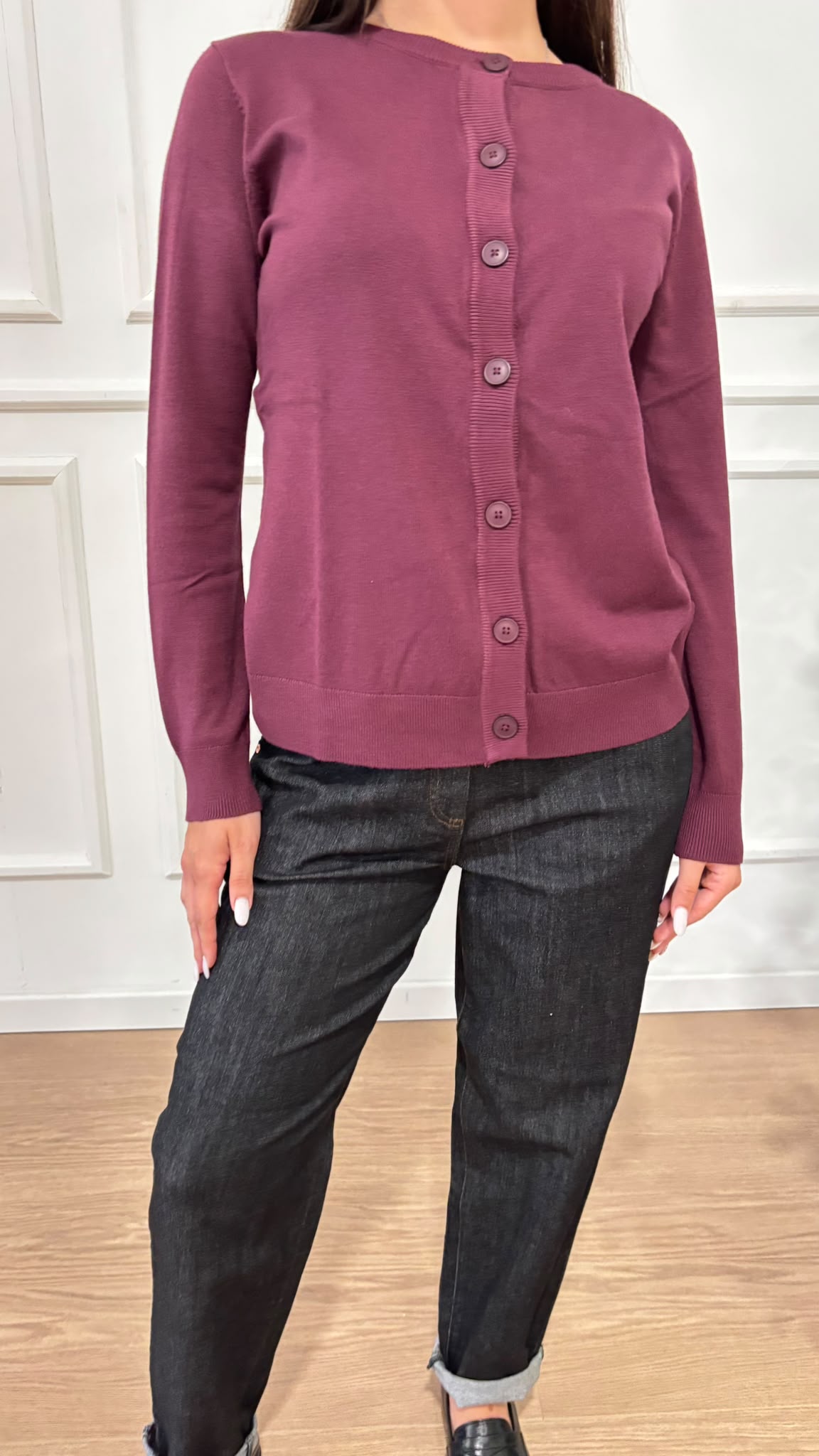 Cardigan bottoni Ragno DI44TN