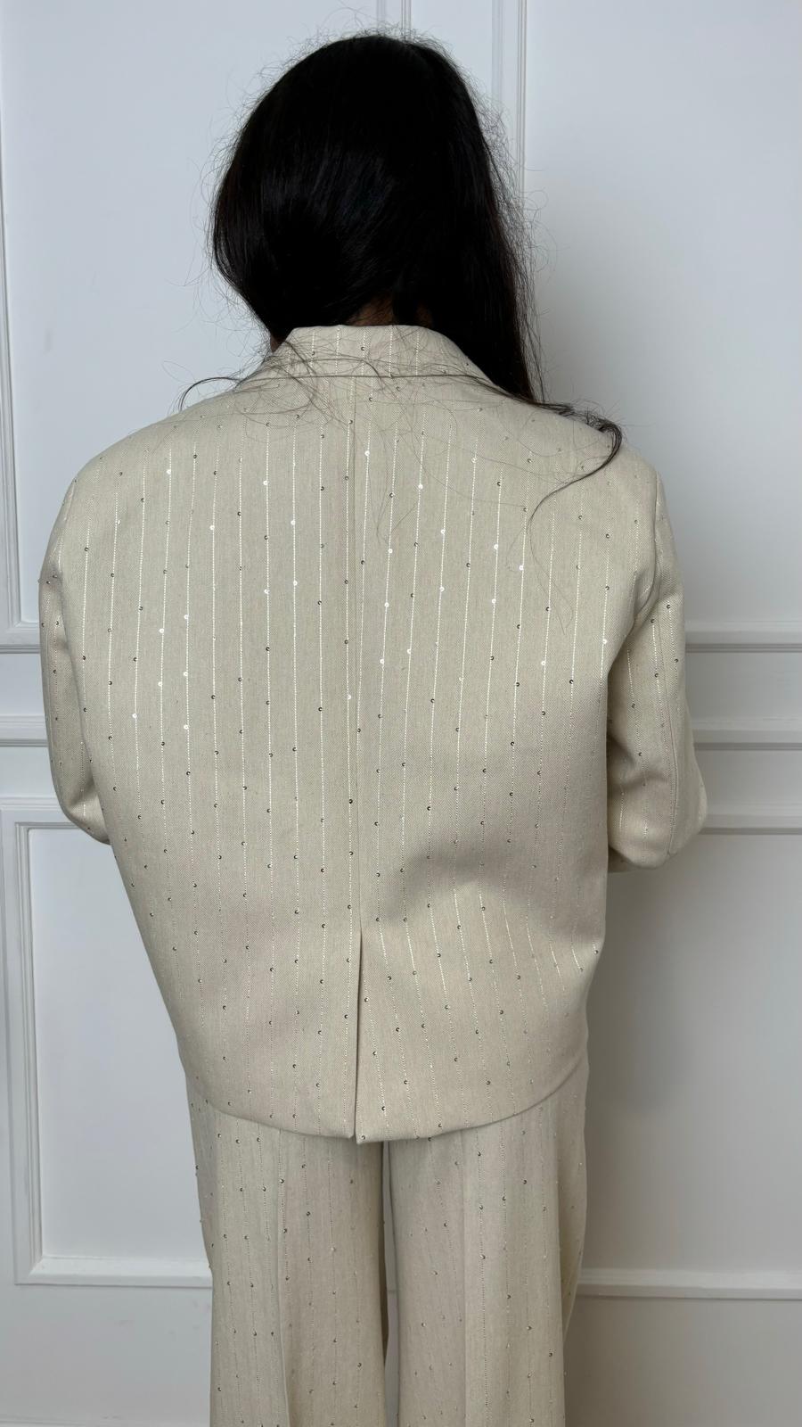 Blazer corto strass Vicolo TD0437