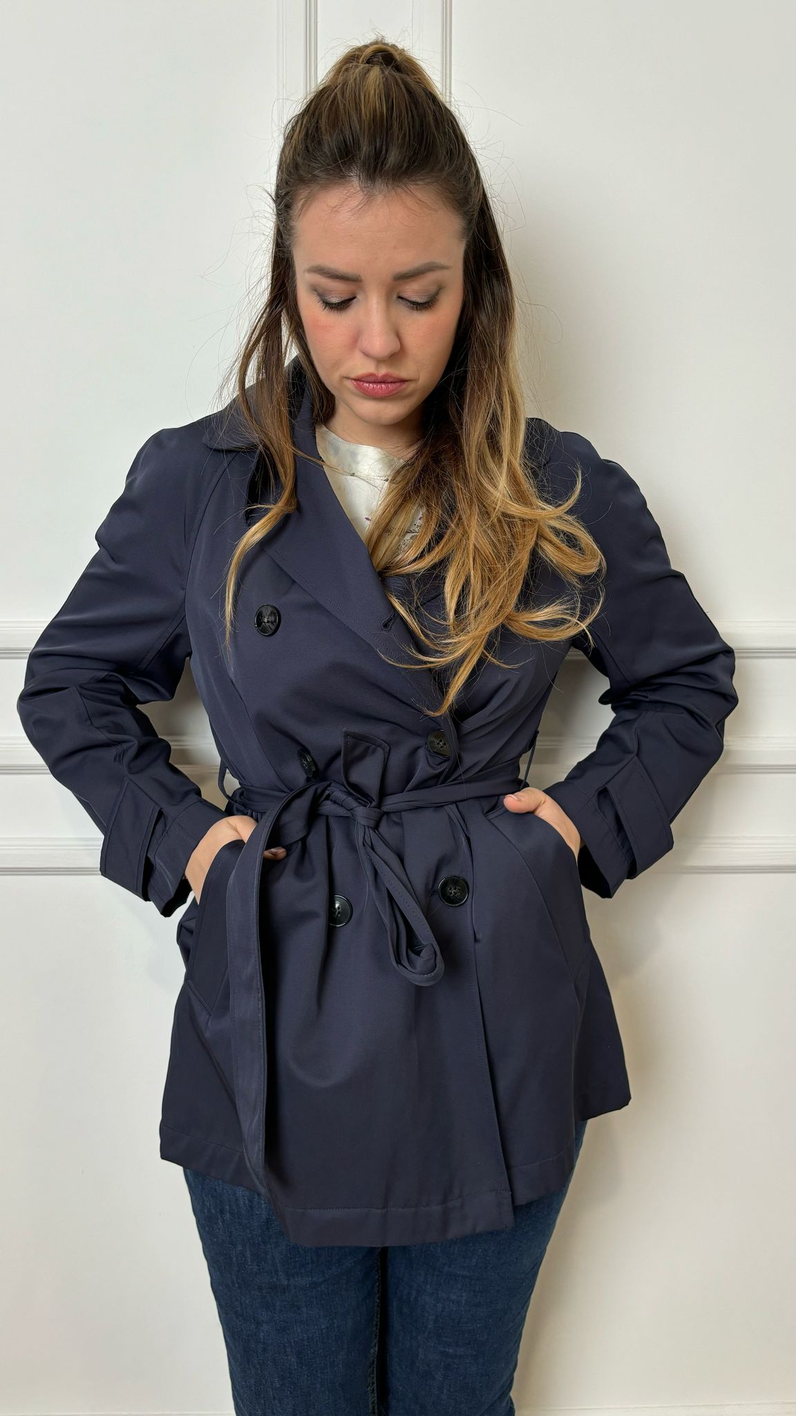 Trench doppiopetto West Emme Marella 007