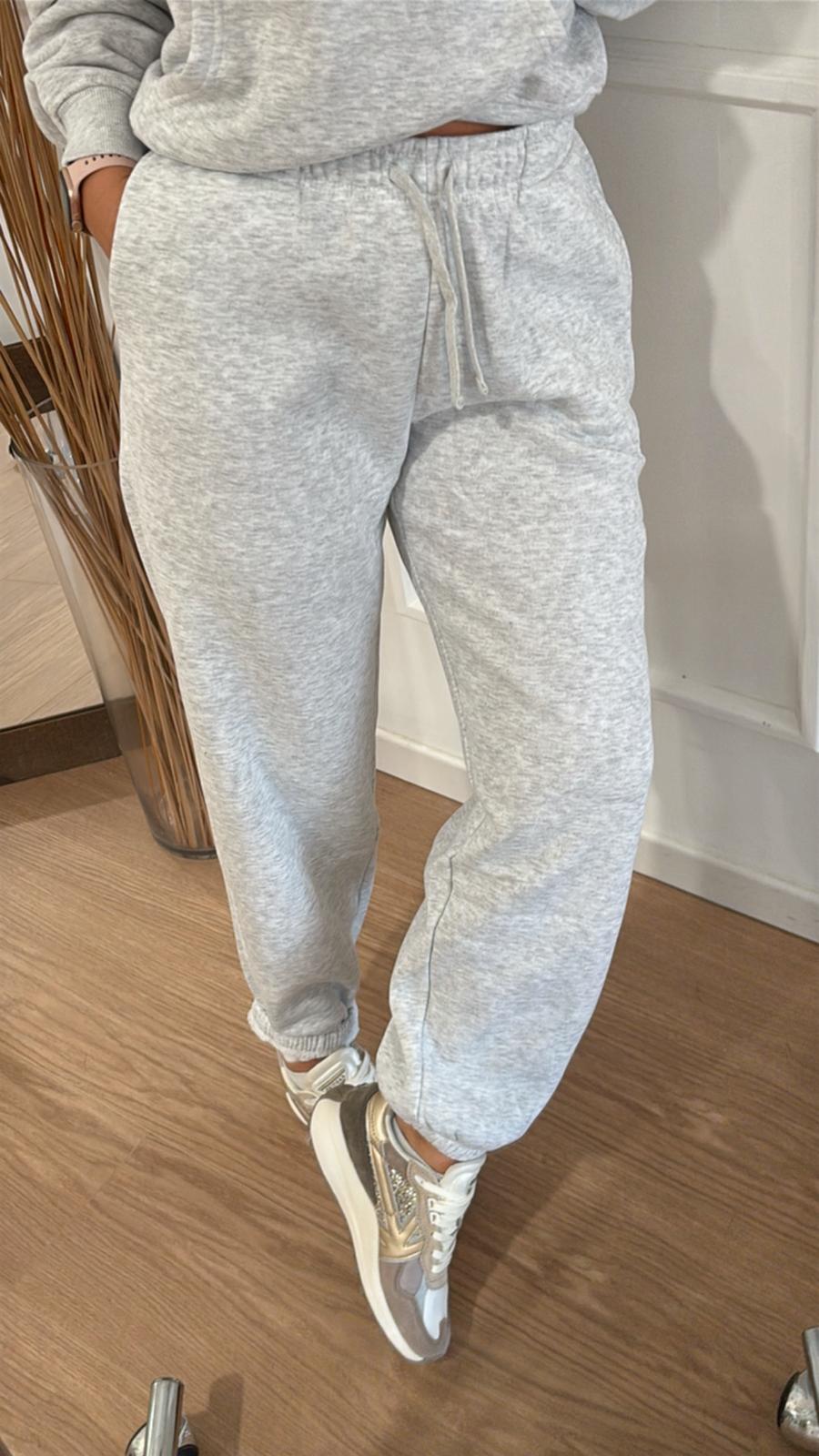 Pantalone felpato Only Best 15357504 Grigio Melange