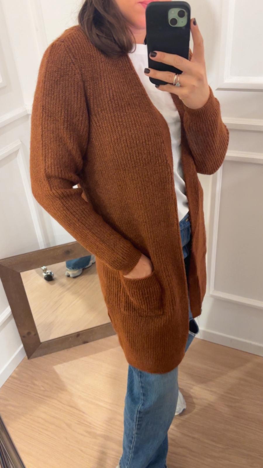 Cardigan aperto Jade Only 15179815 Ginger