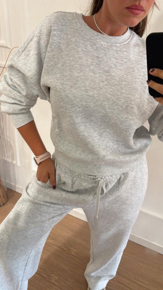 Felpa girocollo Only Best 15338727 Grigio Melange