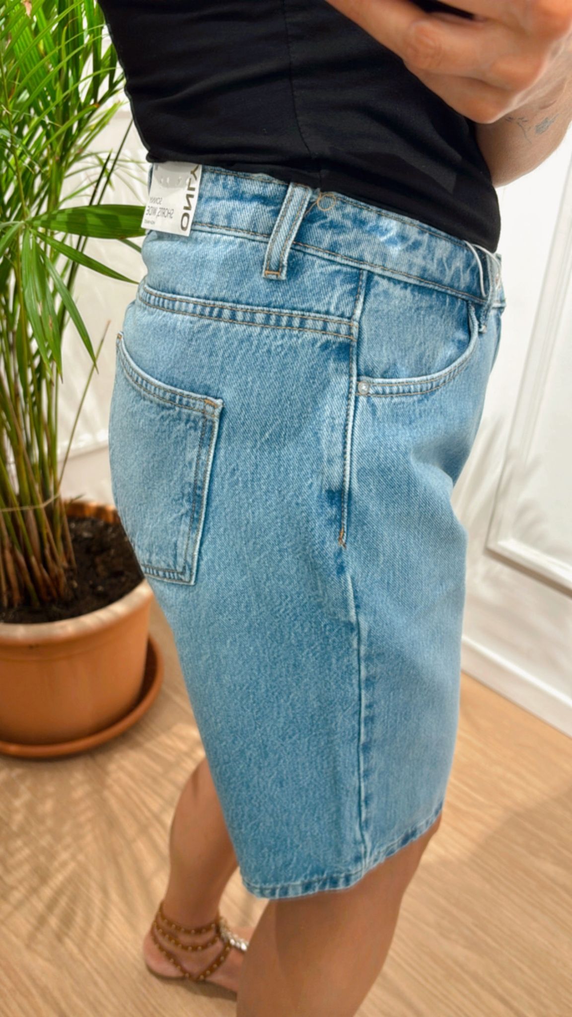 Bermuda denim vita alta Sonny Only 86465