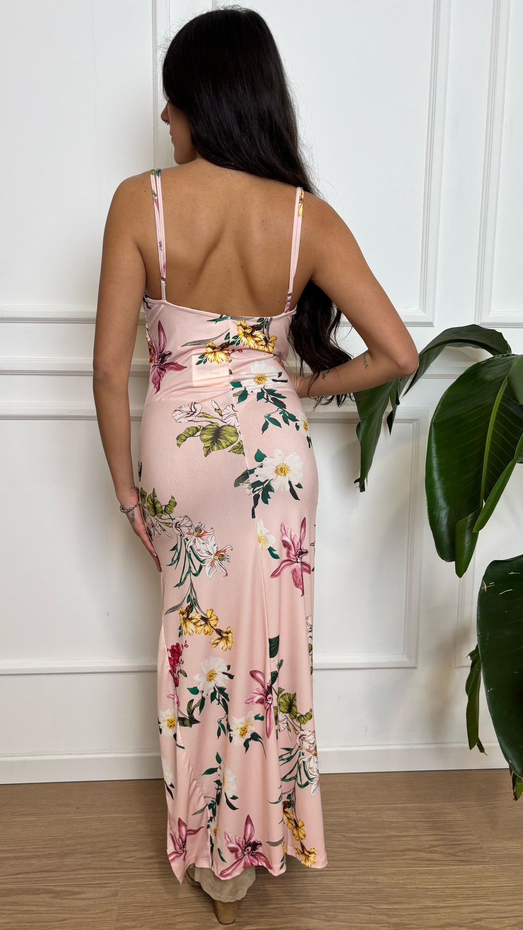 Abito arricciato Vicolo TB1652 rosa