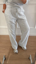 Pantalone felpato Only Best 15338734 grigio melange
