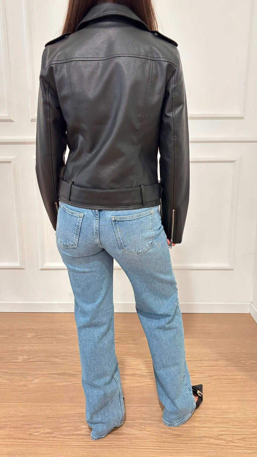 Chiodo biker mille Only 15357332 nero