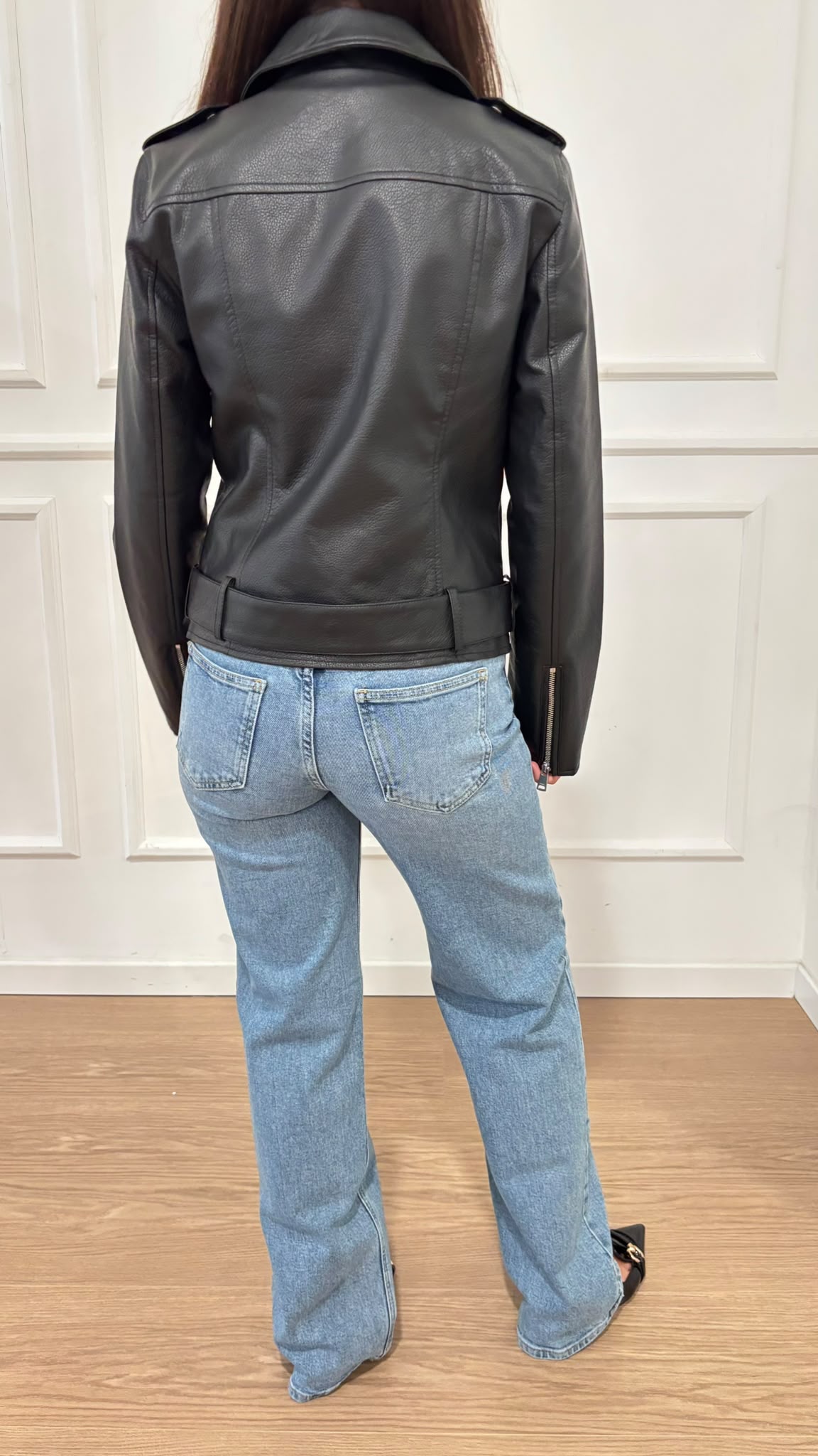 Chiodo biker mille Only 15357332 nero