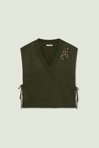 Gilet ricamato M188E002 LUISA VIOLA