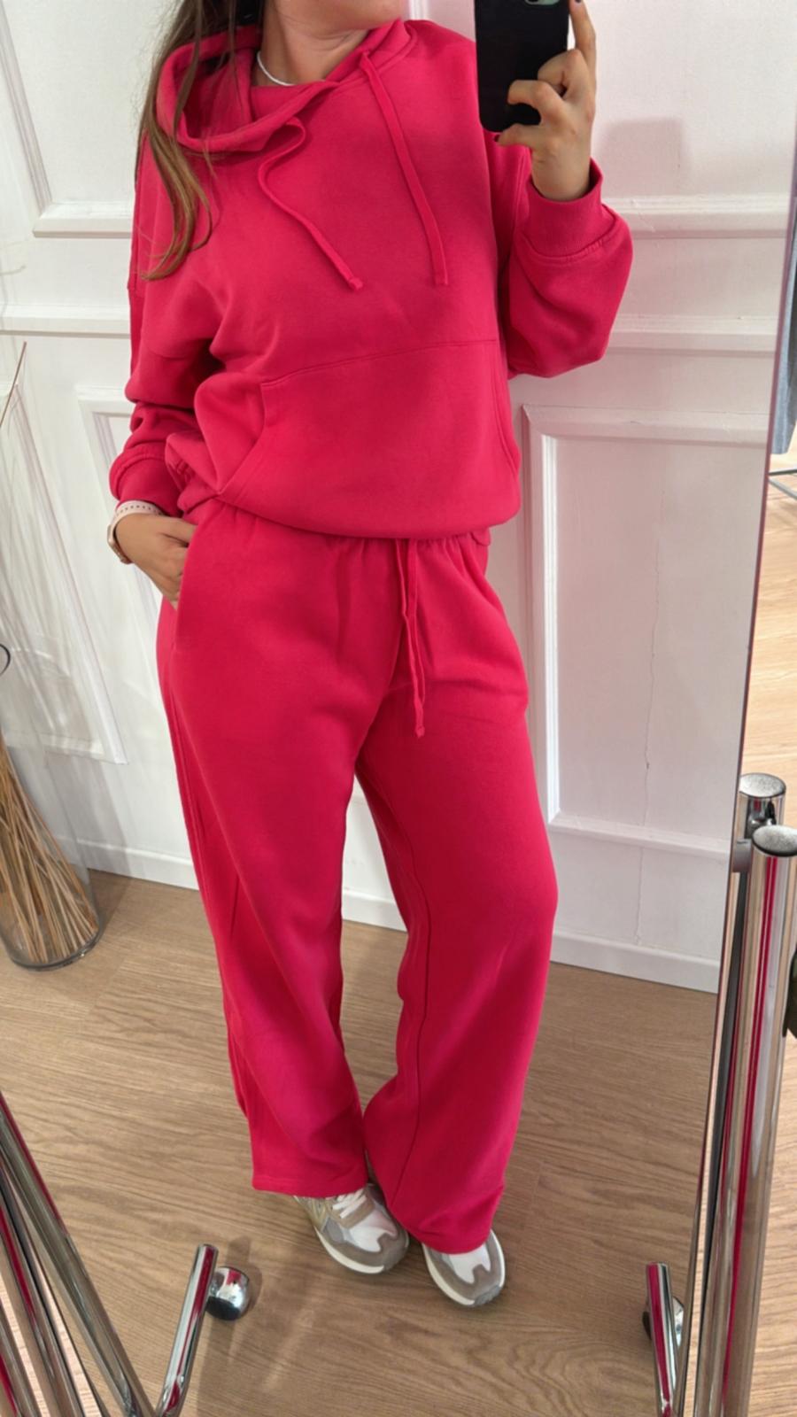 Felpa felpata con cappuccio Only Best 15338730 Fragola