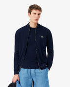 Pullover con zip in cotone Lacoste AH1957 00 166