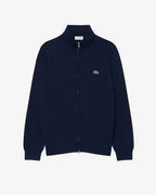 Pullover con zip in cotone Lacoste AH1957 00 166