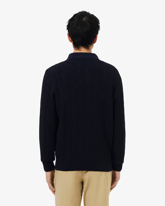 Maglione a trecce in lana AH2924 LACOSTE