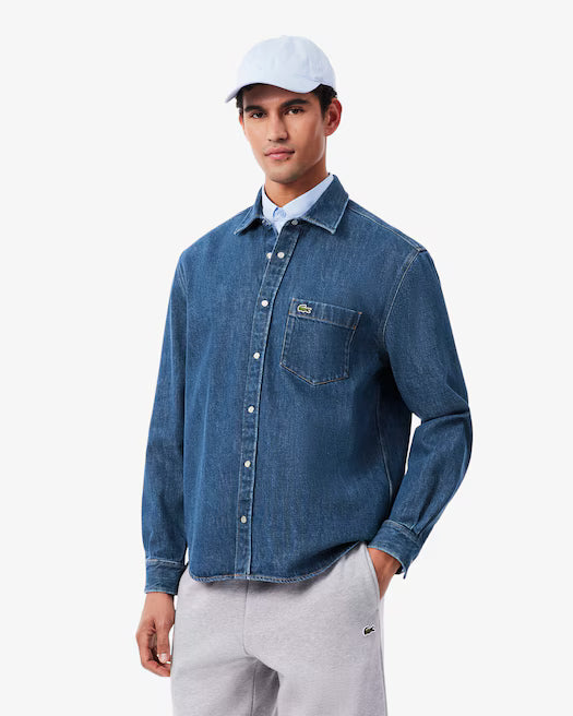 Camicia in denim pesante CH8722 LACOSTE