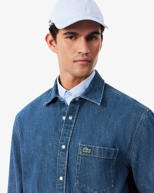 Camicia in denim pesante CH8722 LACOSTE