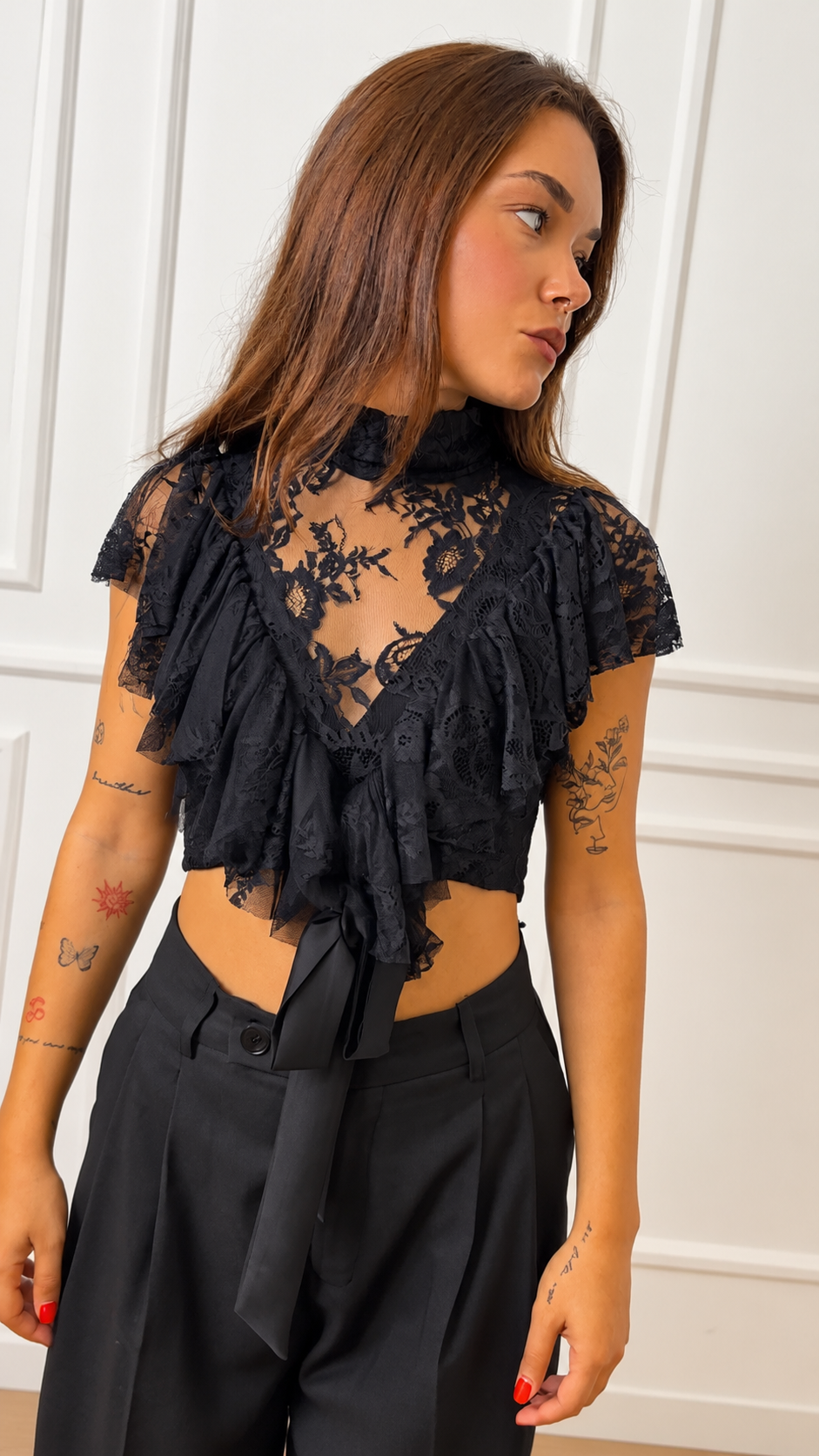 T-shirt pizzo TAC0322 VICOLO
