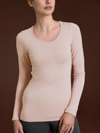 Maglia girocollo VISCOSA Ragno D794A9 rosa