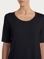 T-Shirt girocollo in viscosa Ragno DN12T7
