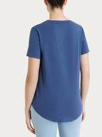T-Shirt scollo V Ultra Light Ragno DN17TN