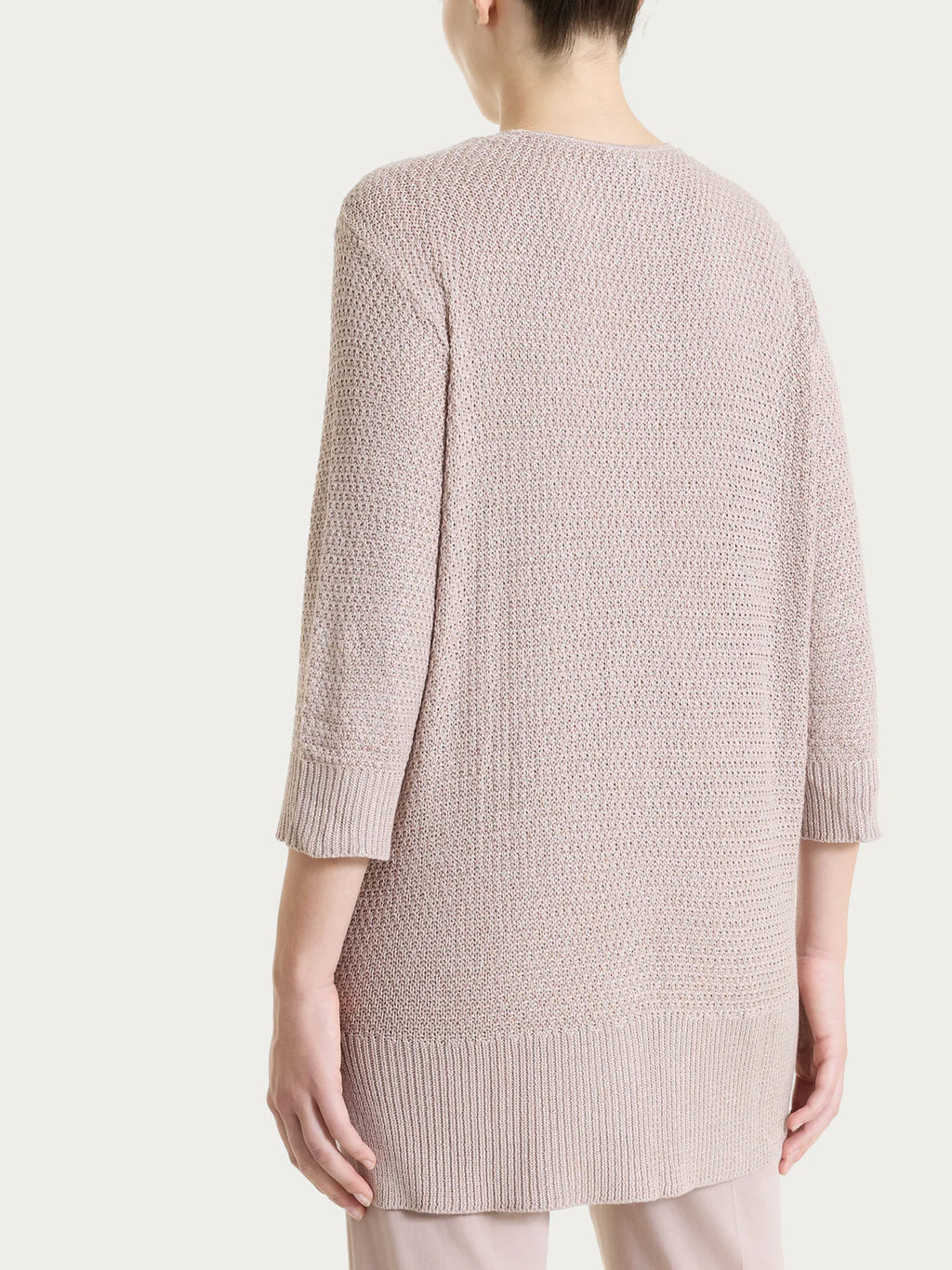 Cardigan aperto in lurex Ragno DS02MI