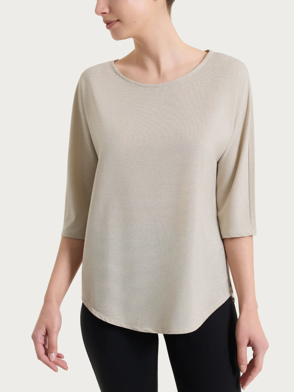 T-Shirt 3/4 in filo lurex Ragno DS38TX