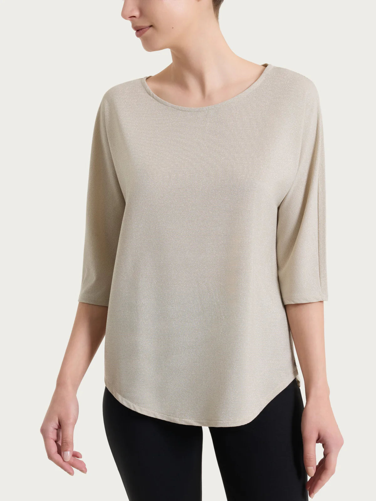 T-Shirt 3/4 in filo lurex Ragno DS38TX