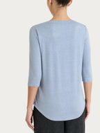 T-Shirt con scollo a barchetta Ragno DS95TB