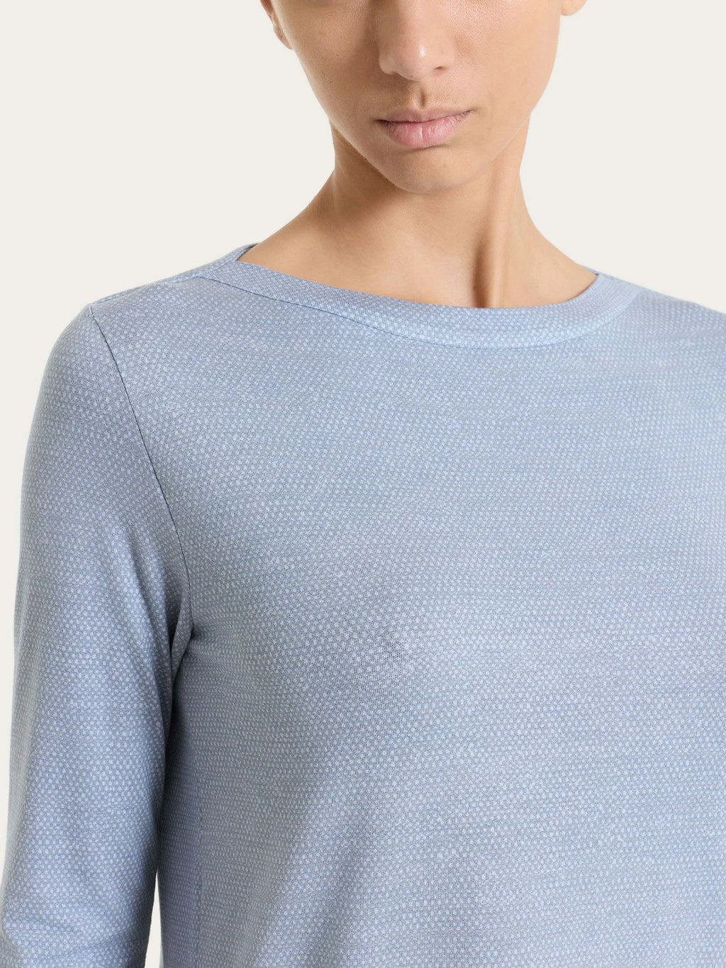T-Shirt con scollo a barchetta Ragno DS95TB