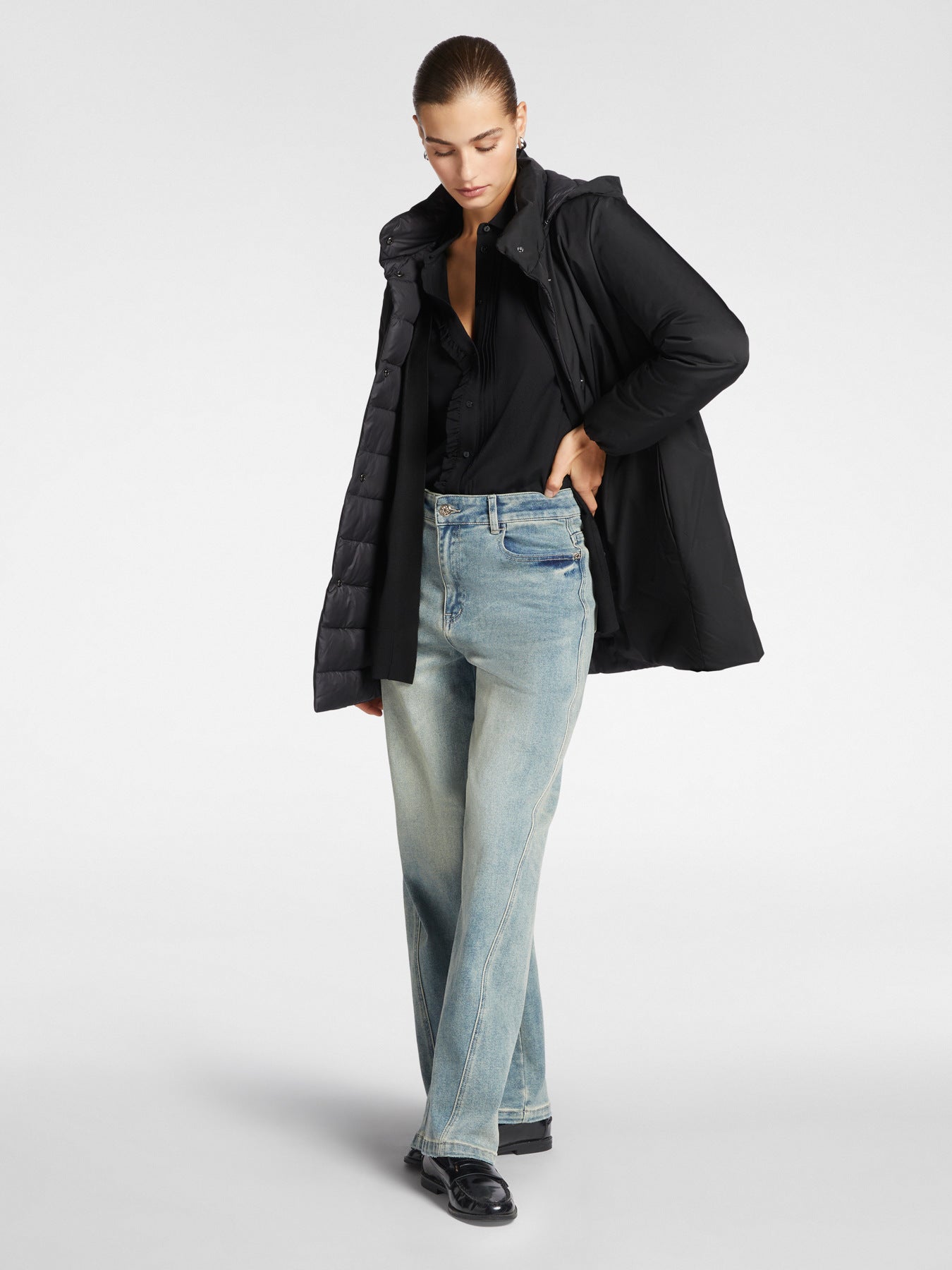 Piumino reversibile in nylon F167P0 Elena Mirò