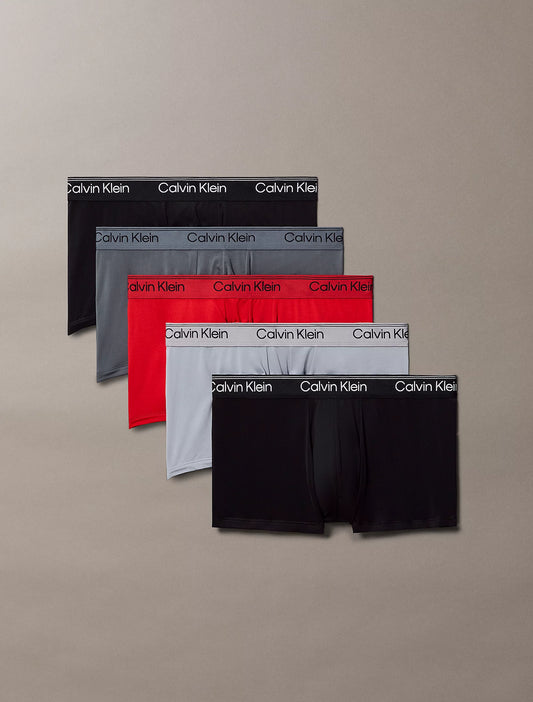 Boxer 5 pack in microfibra Stretch Calvin Klein LV00NB4412 0AS