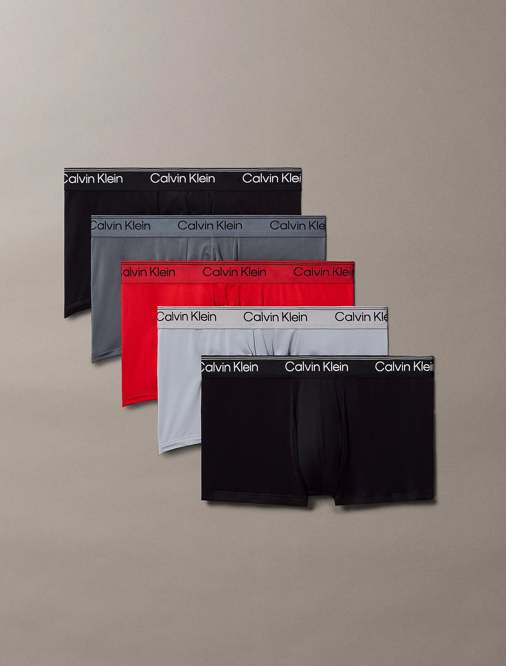 Boxer 5 pack in microfibra Stretch Calvin Klein LV00NB4412 0AS