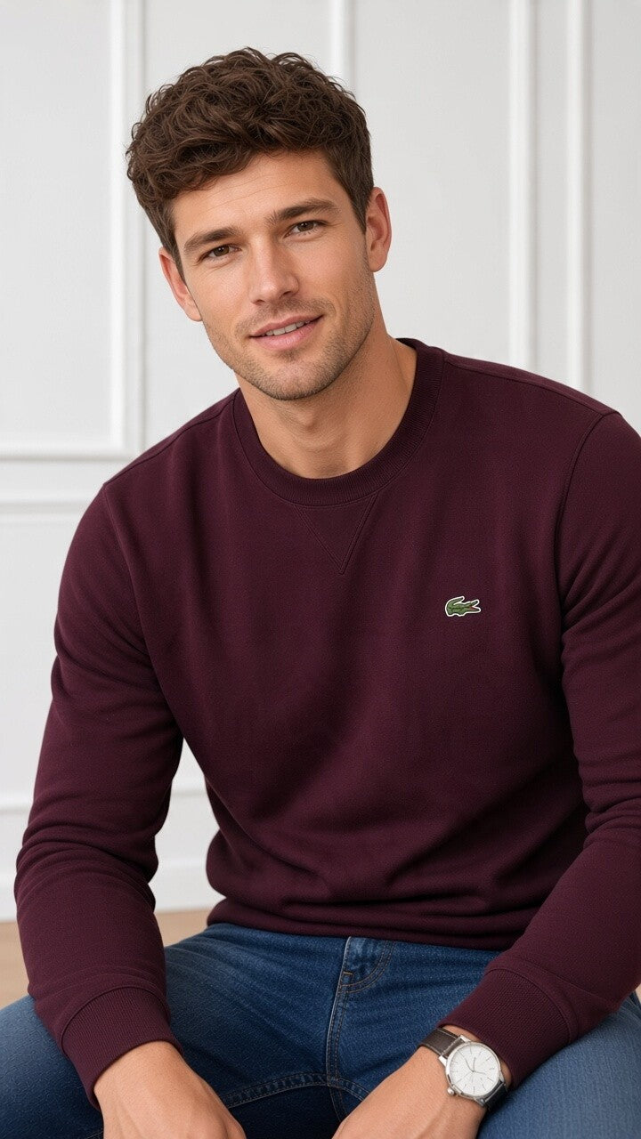 Felpa girocollo SH8868 LACOSTE