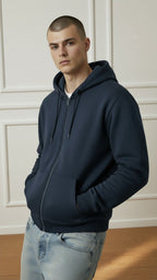 Felpa basic full-zip OE1F2W6F39 OVER/D