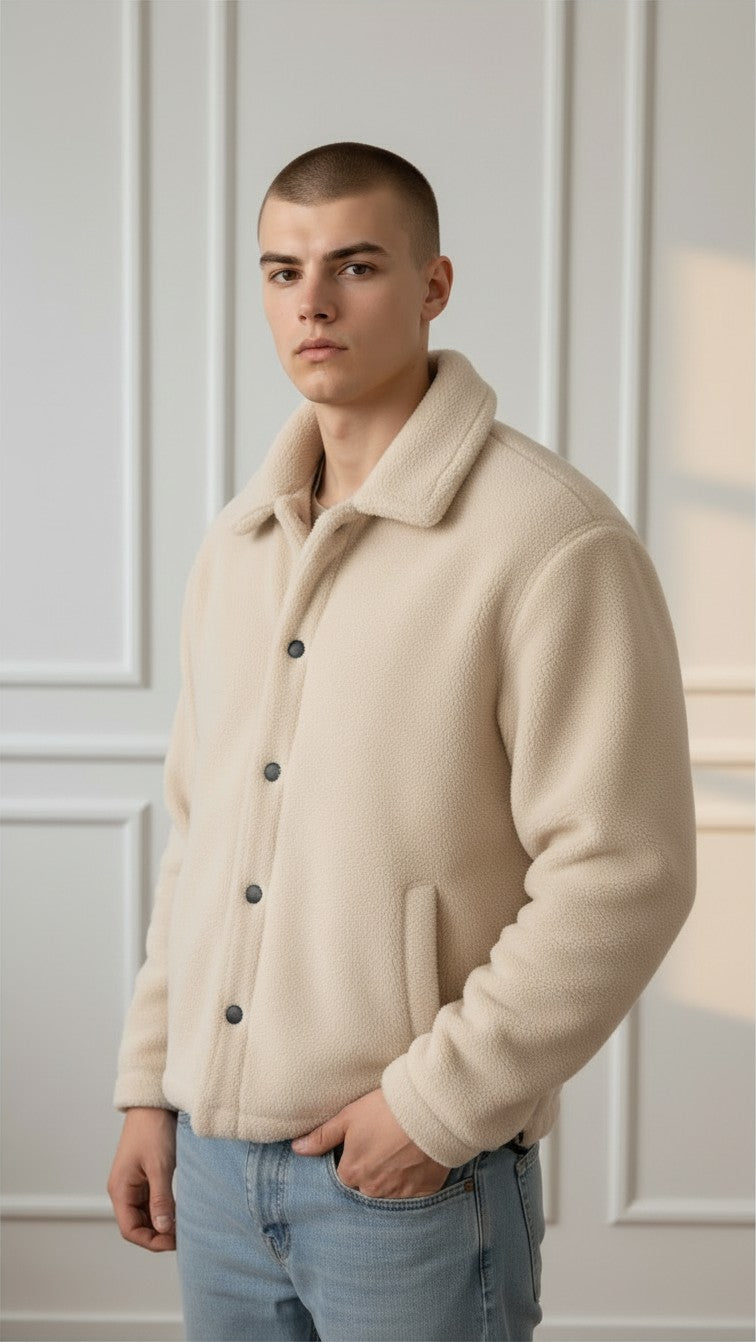 Giubbino teddy over OC1F2W6J20 OVER/D