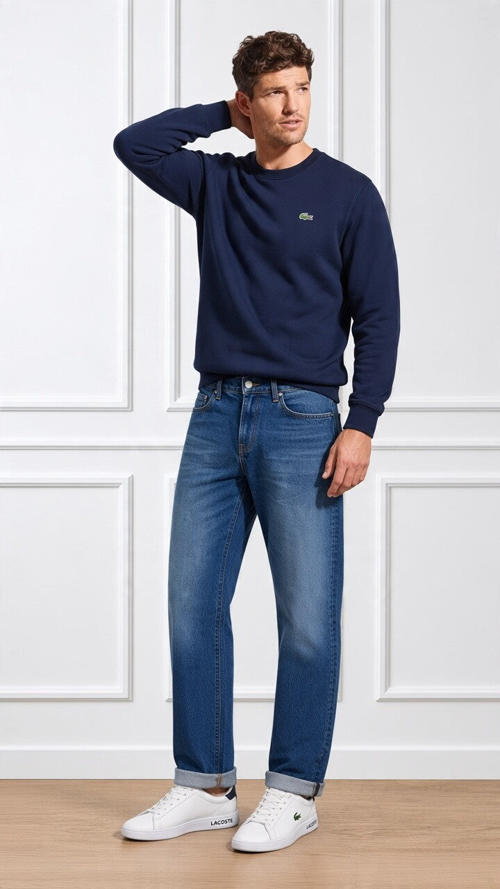Felpa girocollo SH8868 LACOSTE