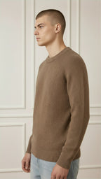 Maglia girocollo in ciniglia OE1F2W6M67