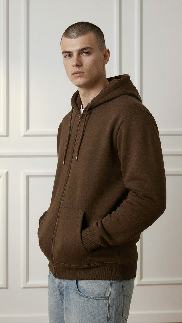 Felpa basic full-zip OE1F2W6F39 OVER/D