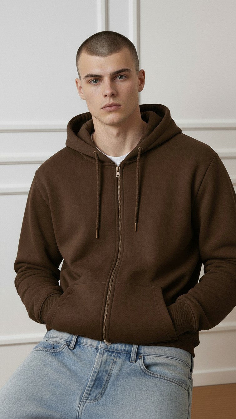 Felpa basic full-zip OE1F2W6F39 OVER/D