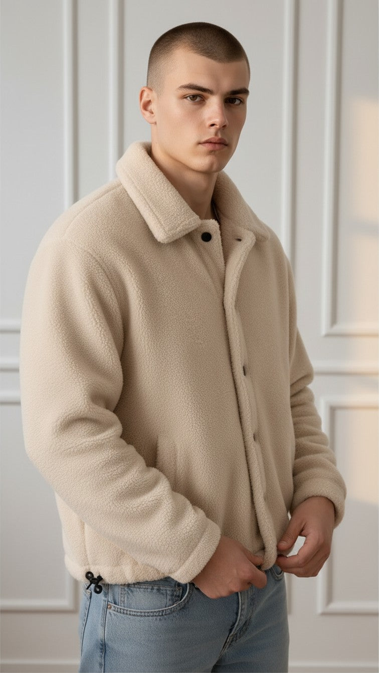 Giubbino teddy over OC1F2W6J20 OVER/D